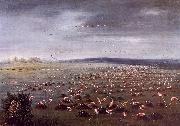 Ambush for Flamingoes George Catlin